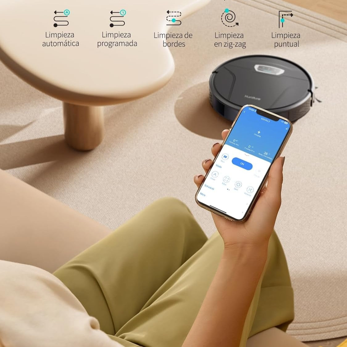 CleanPro™ - Aspirator Robot Inteligent 3 în 1