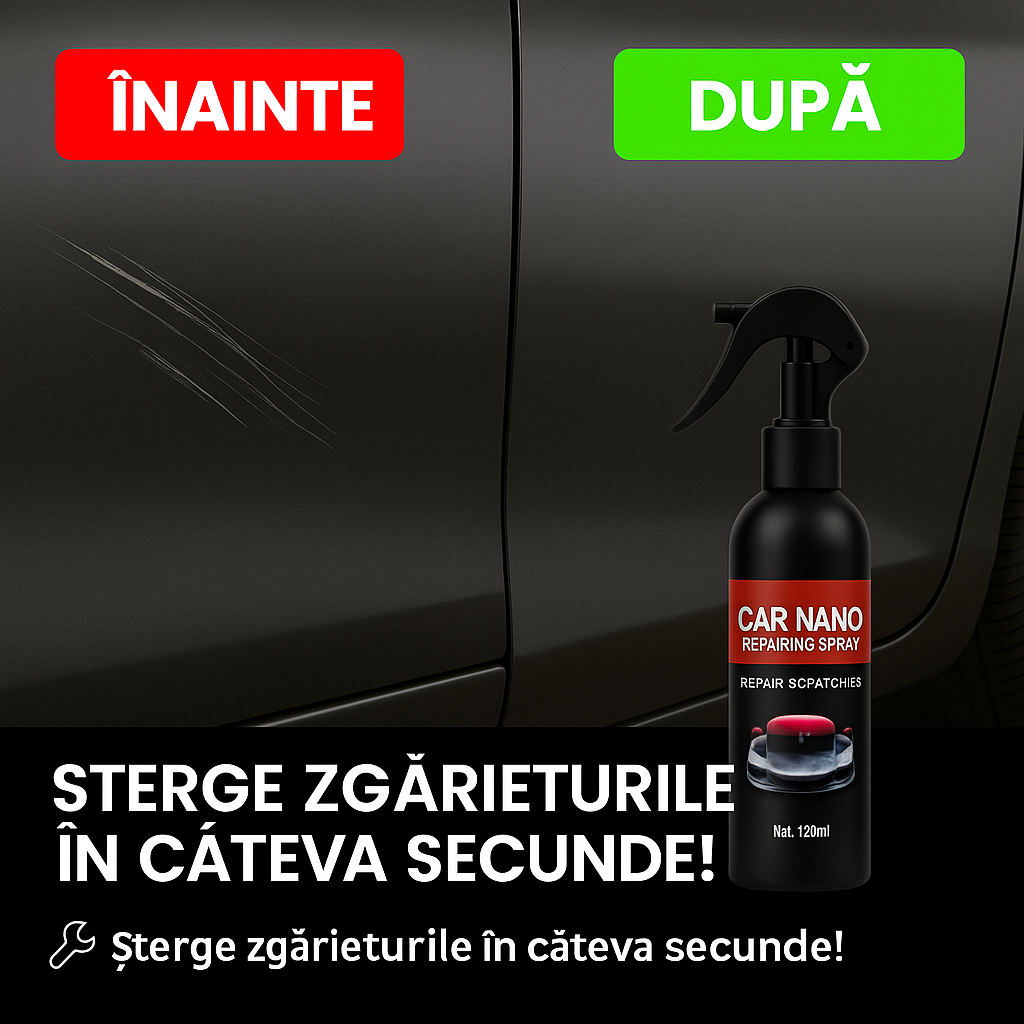 NanoShield Pro™ - spray protectoare și reparatoare de zgârieturi