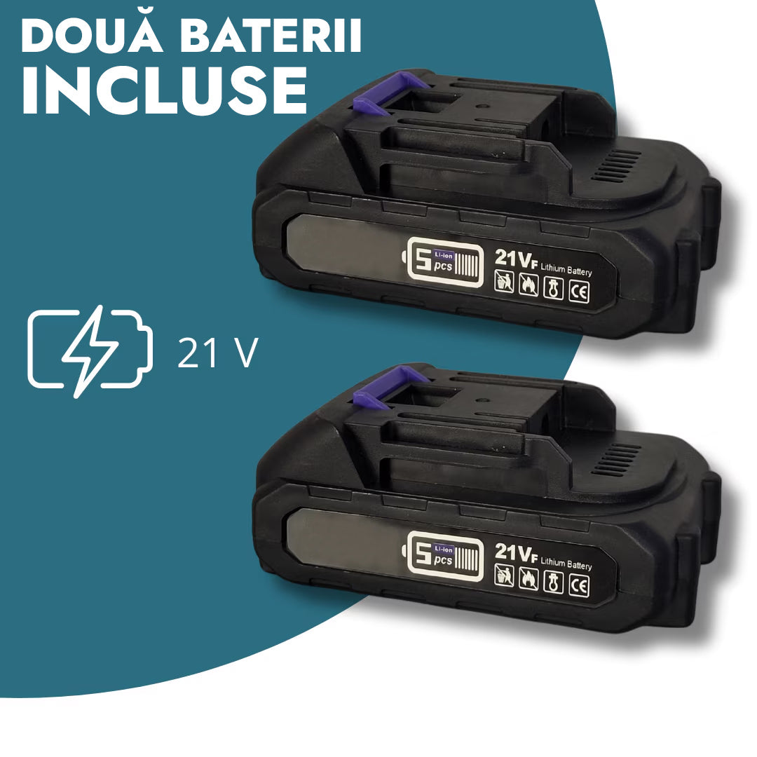 Pistol Electric de Vopsit cu Două Baterii