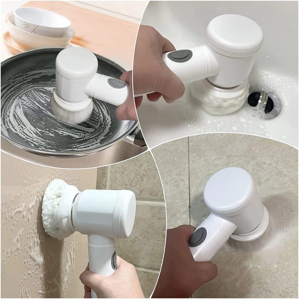 CleanSpin™ – Perie Electrică Multifuncțională pentru Curățare Intensivă