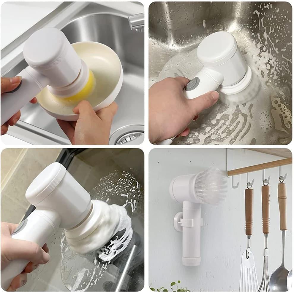 CleanSpin™ – Perie Electrică Multifuncțională pentru Curățare Intensivă