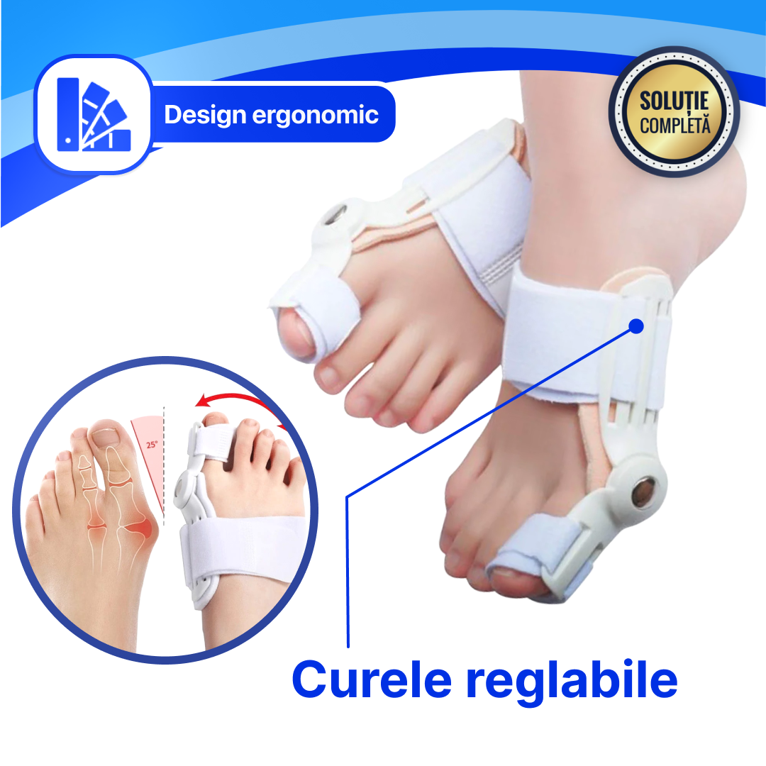 Orteză Corectoare pentru Degetul Mare – 1+1 CADOU 🎁