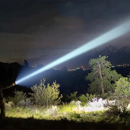 TitanLux™ – Lanternă LED Reîncărcabilă cu Iluminare Avansată