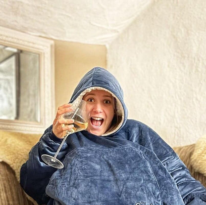 Huggia™ – Hanorac-Pătură Moale și Călduroasă pentru Acasă