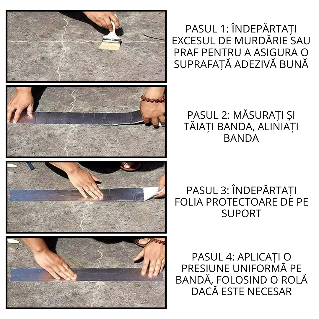 FixTape™ – Bandă Super Adezivă Rezistentă la Apă