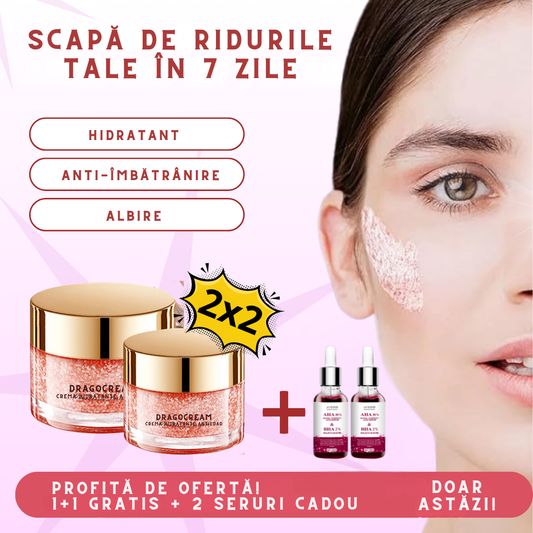 DragoCream™ | Aceeași piele, dar cu 10 ani mai tânără! | 2x2 doar astăzi