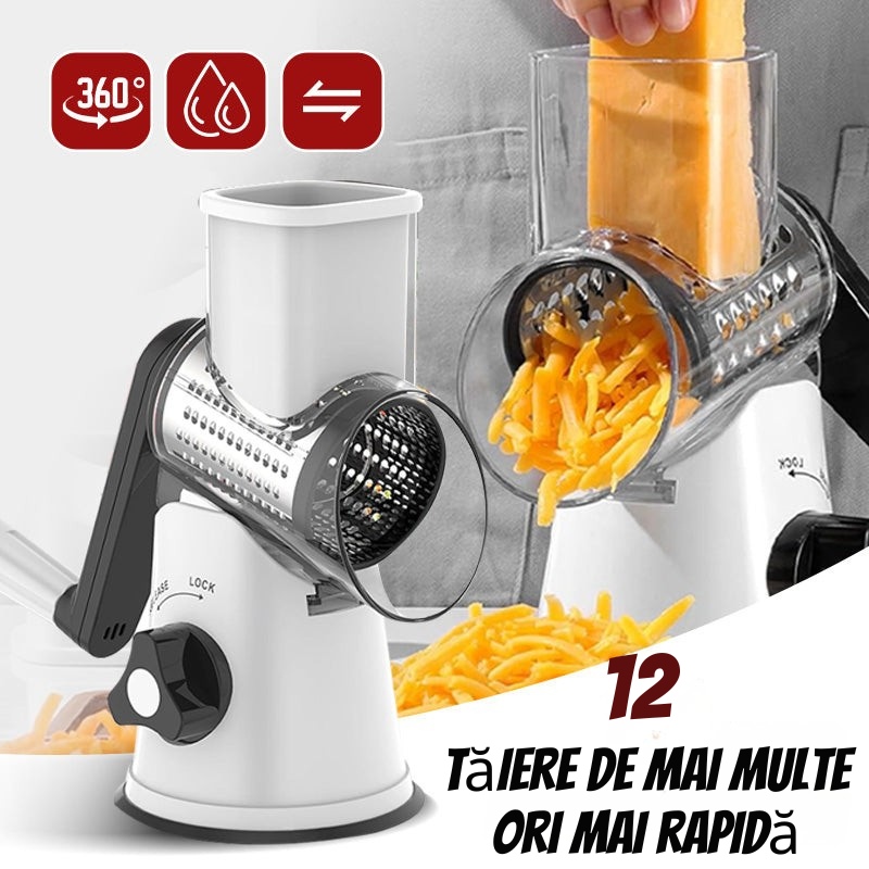 SpeedMill™ – Răzătoare și Tocător Manual Multifuncțional