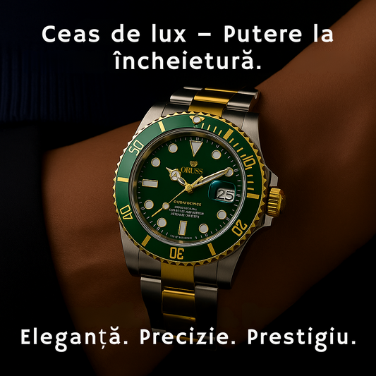 Ceas de Lux Stil Elvețian - Eleganță Clasică și Performanță Subacvatică