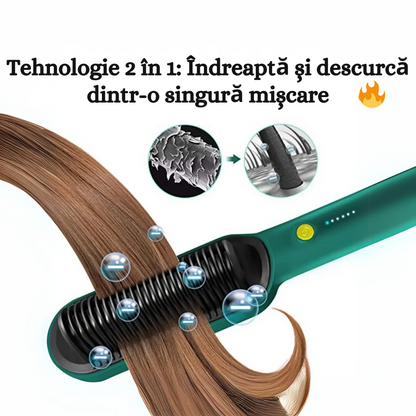 PărPerfect™ - Perie 2 în 1 Anti-Arsuri | Îndreptare Perfectă în 5 Minute – DOAR AZI ÎN PROMOȚIE