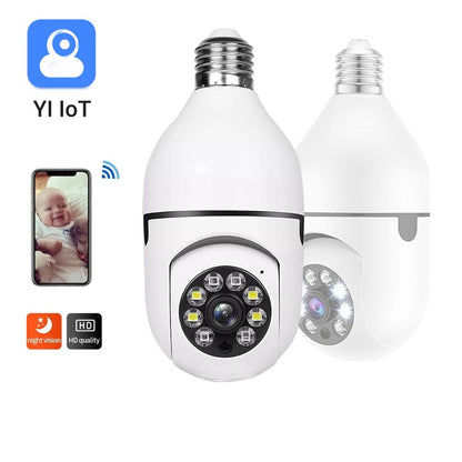 Cameră de Supraveghere 360° Wi-Fi – Vizibilitate Completă, Control de pe Telefon