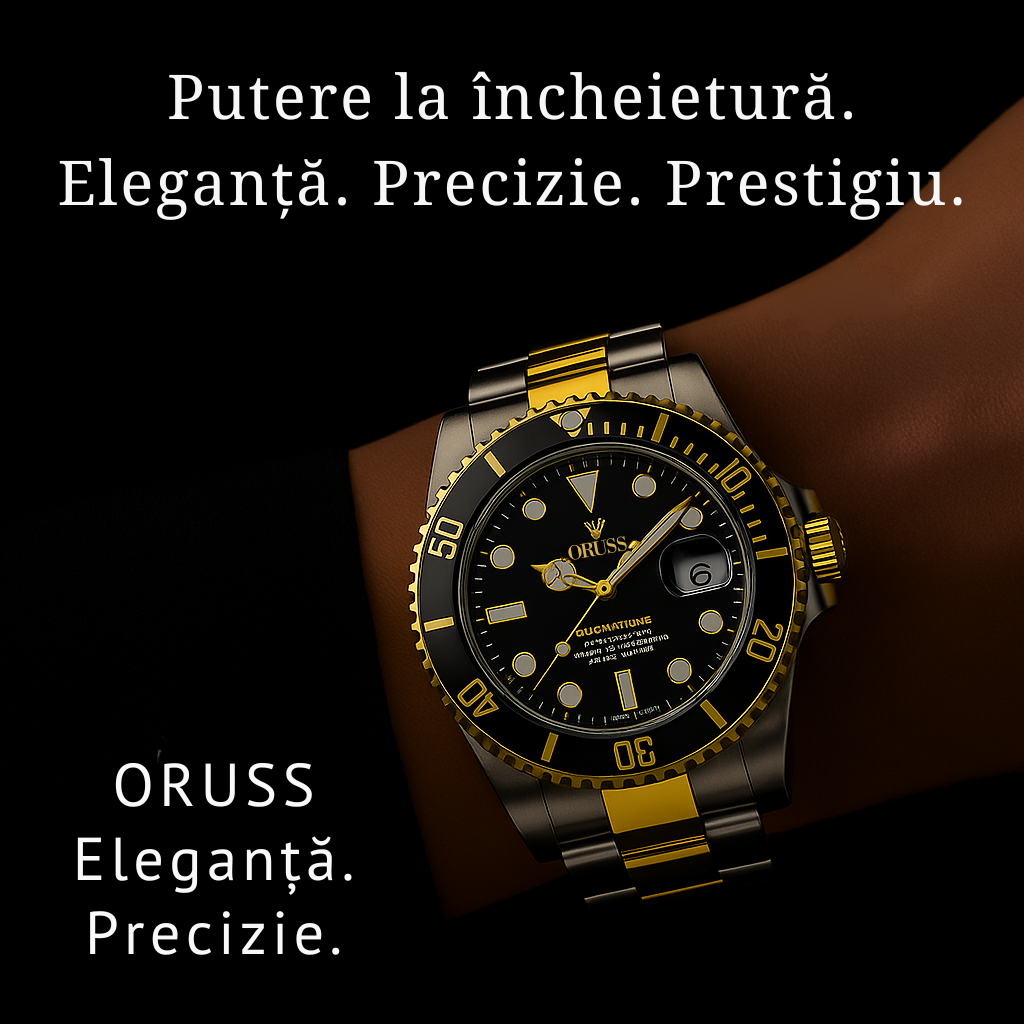 Ceas de Lux Stil Elvețian - Eleganță Clasică și Performanță Subacvatică
