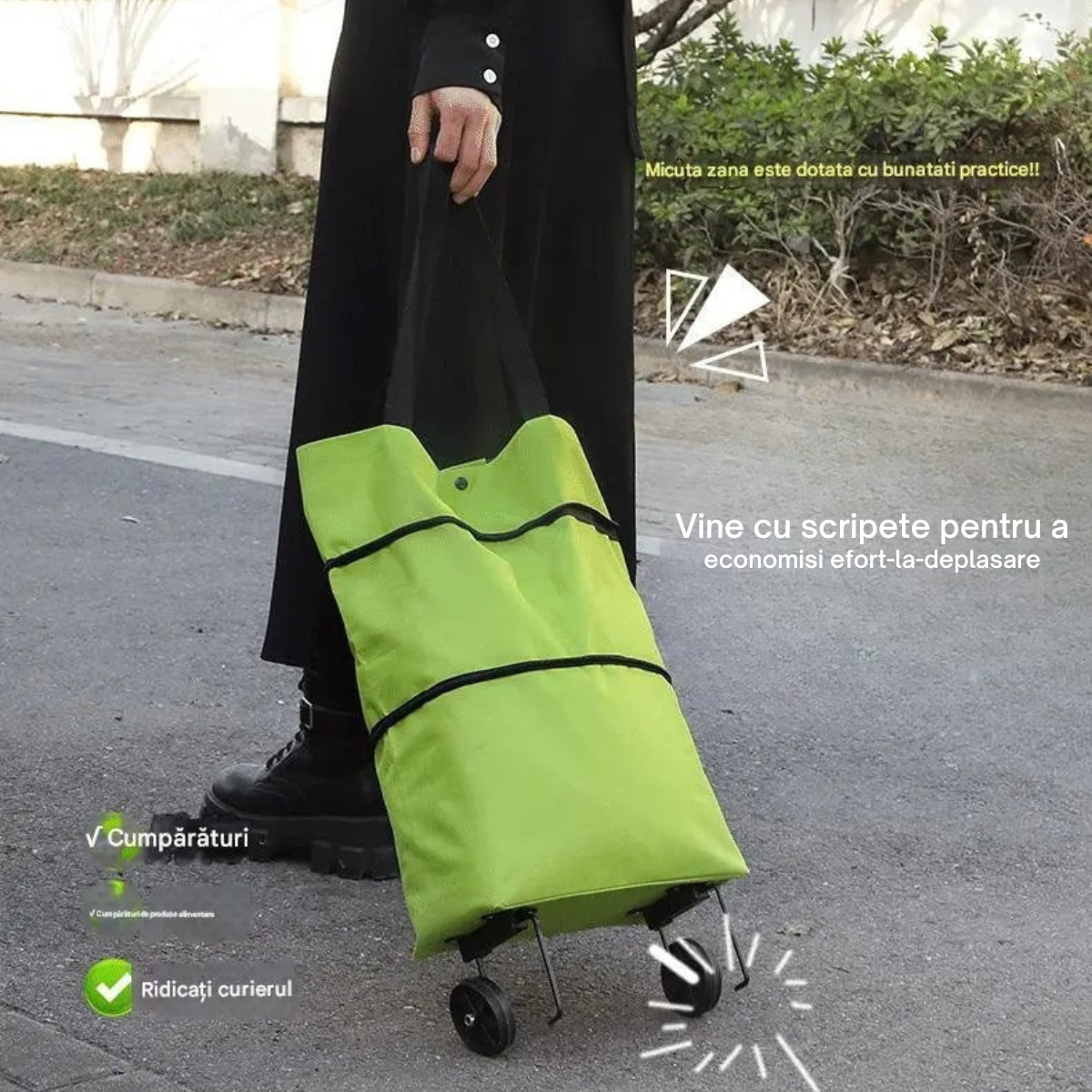 CarryBag™ – Bolsă Pliabilă pentru Cumpărături