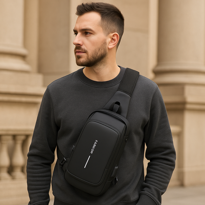 LockGuard™ – Geantă Crossbody Inteligentă Antifurt