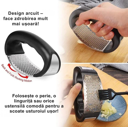 GarliPress™ – Eficiență și Curățenie în Fiecare Stoarcere!