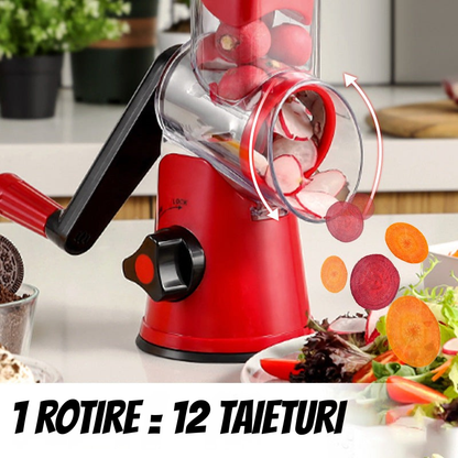 SpeedMill™ – Răzătoare și Tocător Manual Multifuncțional