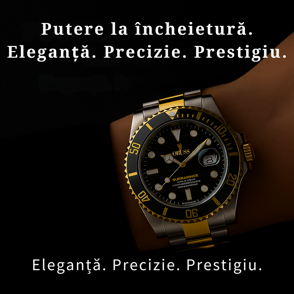 Ceas de Lux Stil Elvețian - Eleganță Clasică și Performanță Subacvatică