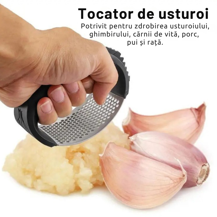 GarliPress™ – Eficiență și Curățenie în Fiecare Stoarcere!