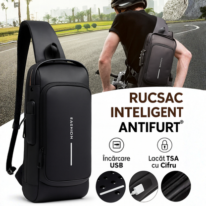 LockGuard™ – Geantă Crossbody Inteligentă Antifurt