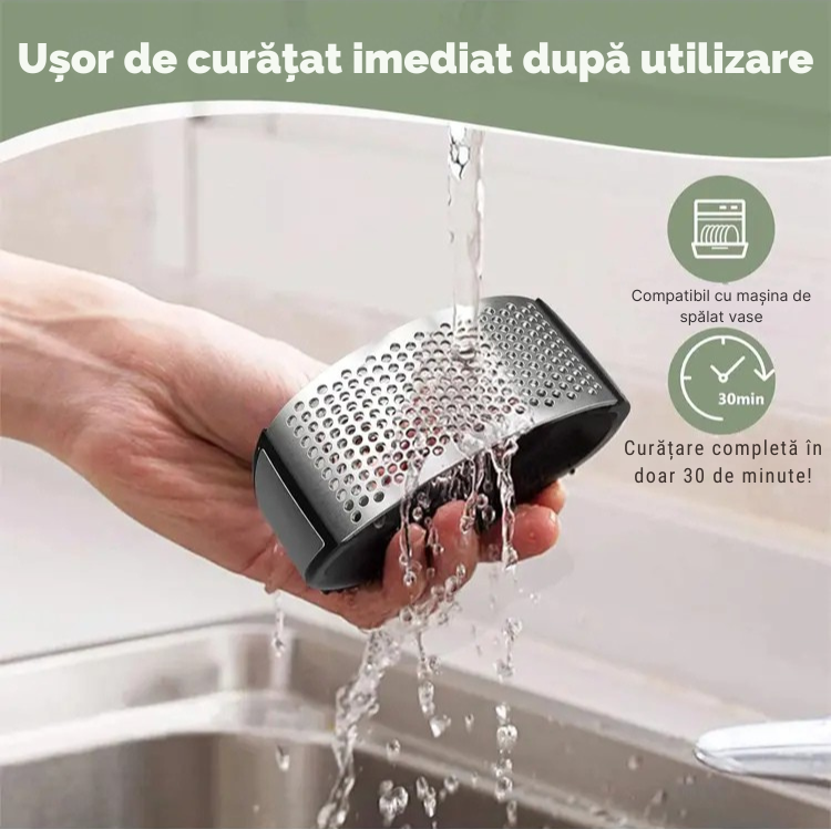 GarliPress™ – Eficiență și Curățenie în Fiecare Stoarcere!