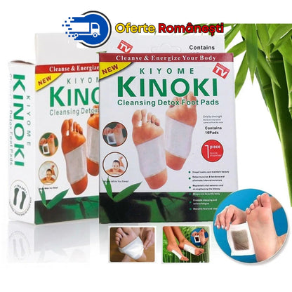 Natural Kinoki™ – Set 10 Plasturi Detox pentru Revitalizare și Energie