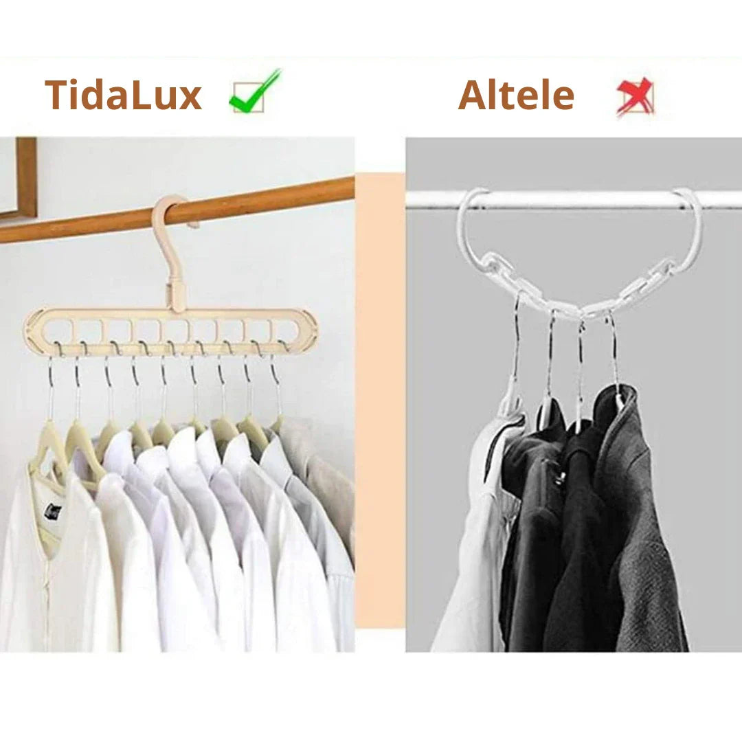 FlexiHanger™ – Suport 9-în-1 pentru Economisirea Spațiului