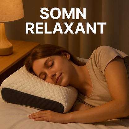 Pernă Ergonomică 3D – Somn Inteligent Fără Dureri