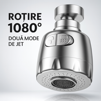FlexiJet™ – Cap de Robinet cu Rotație și Filtru Integrat