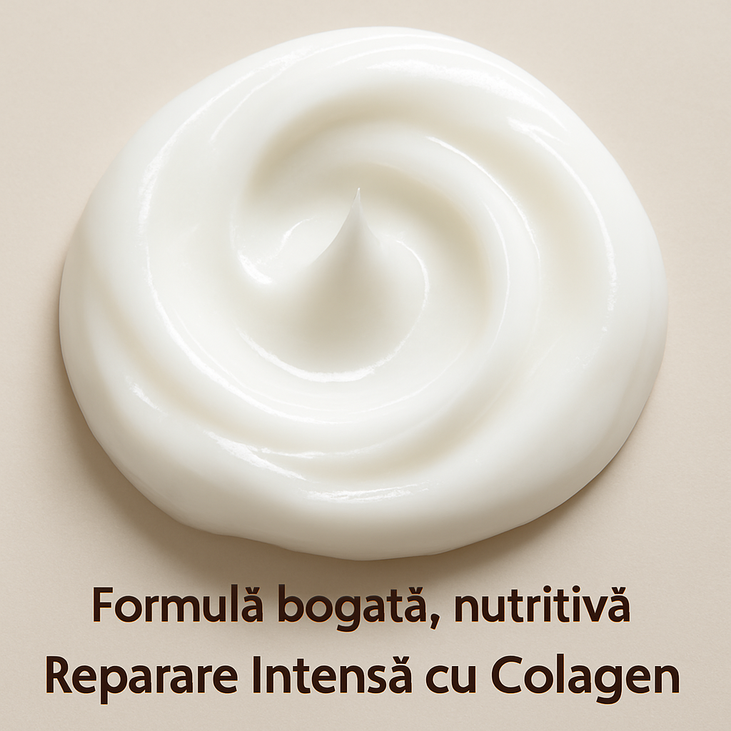 Mască de Păr cu Colagen – Reparare Intensă & Strălucire Instantă
