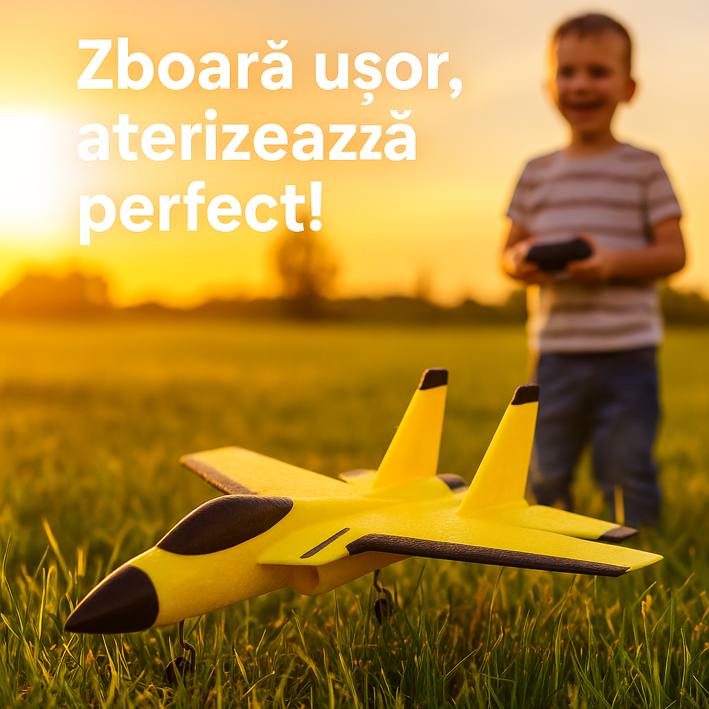 Fomy™ – Avion cu Telecomandă din Spumă Durabilă