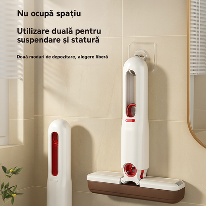 ✨ Mop Mini Absorbant – Curățare Rapidă, Fără Efort, Stoarcere Automată ✨