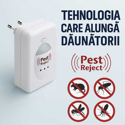 🦟 Pest Reject™ – Dispozitiv Electronic Anti-Dăunători Ultrasonic