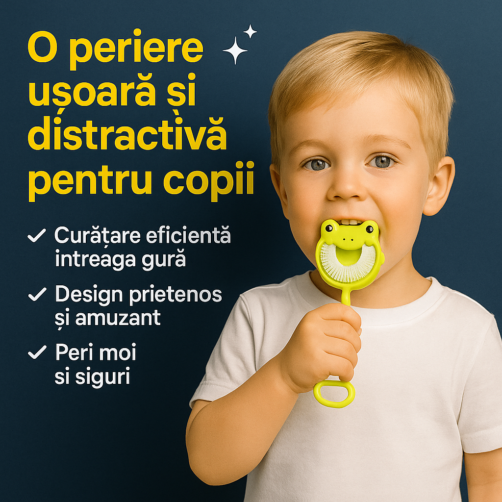 SmileU™ – Periuța de dinți inteligentă în formă de U