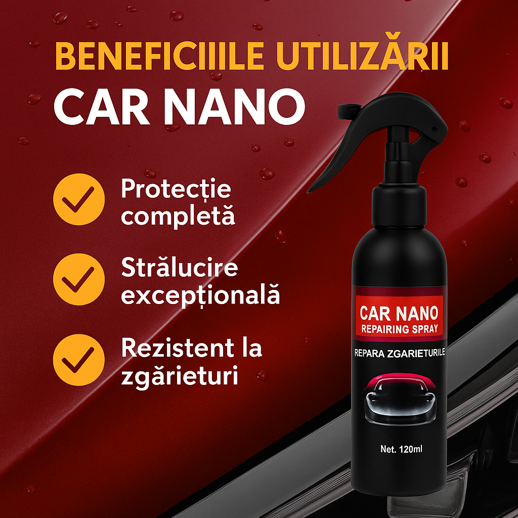 NanoShield Pro™ - spray protectoare și reparatoare de zgârieturi
