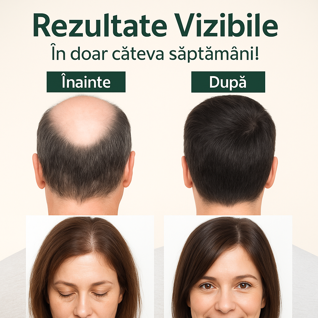 Ginger Hair Regrowth – Spray Natural cu Extract de Ghimbir