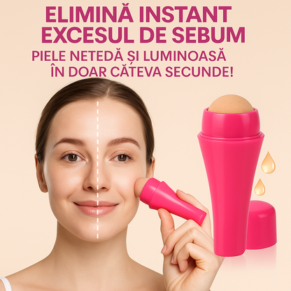 Roller Volcanic™ – Piele fără sebum, proaspătă toată ziua!