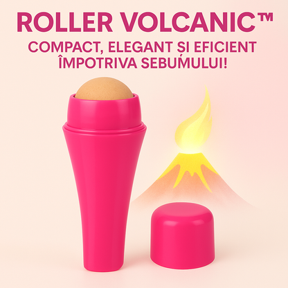 Roller Volcanic™ – Piele fără sebum, proaspătă toată ziua!