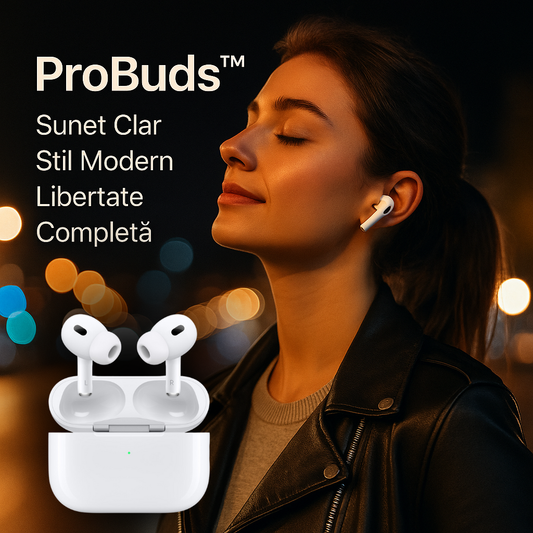 ProBuds™ – Sunet Clar, Libertate Completă și Confort Premium
