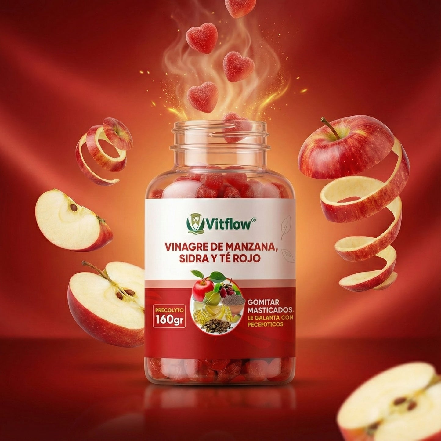 PureCider Boost™ – Gummies cu Oțet de Mere pentru Detox