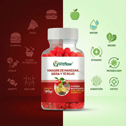PureCider Boost™ – Gummies cu Oțet de Mere pentru Detox