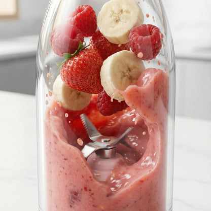 PinkJuice™ – Blender Portabil Pentru Smoothie-uri