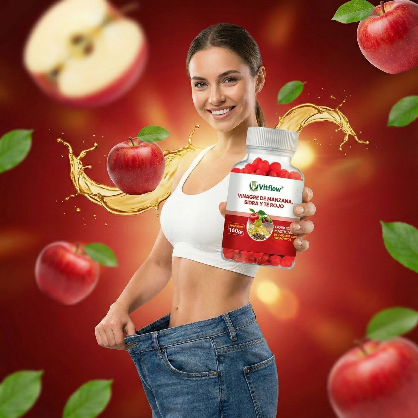 PureCider Boost™ – Gummies cu Oțet de Mere pentru Detox