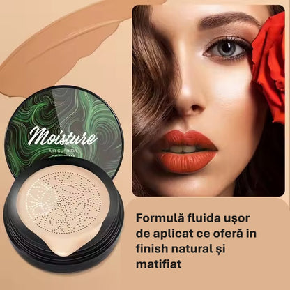 DermaGlow™ - Fond de ten Air Cushion cu Pigmenți Minerali