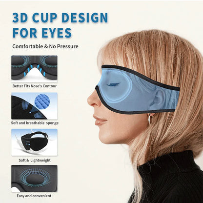 Ultimate 3D Sleep Mask™ - Cu Audio Bluetooth