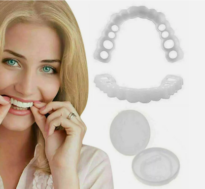 Zâmbet perfect instantaneu cu Snap-On Smile – Facete dentare ușor de aplicat!
