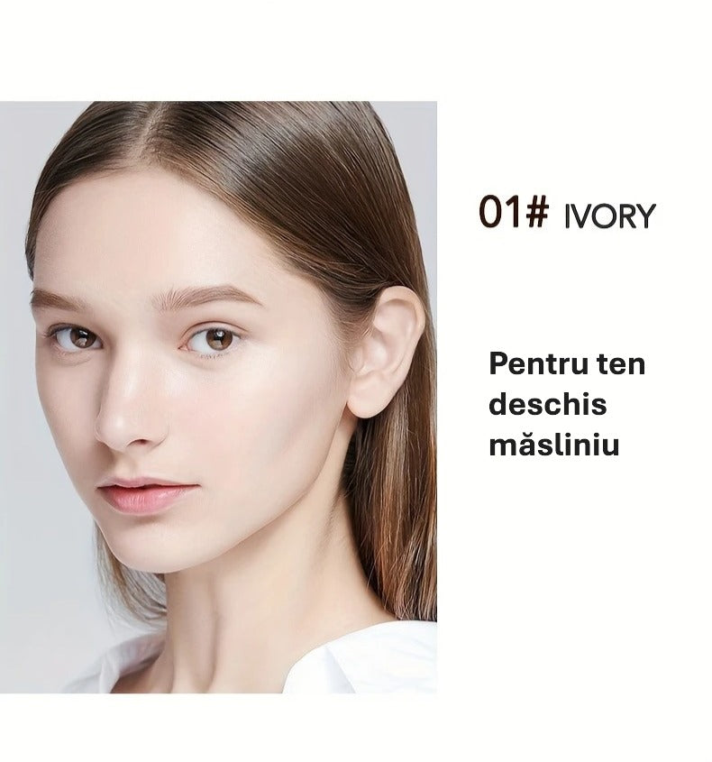 DermaGlow™ - Fond de ten Air Cushion cu Pigmenți Minerali