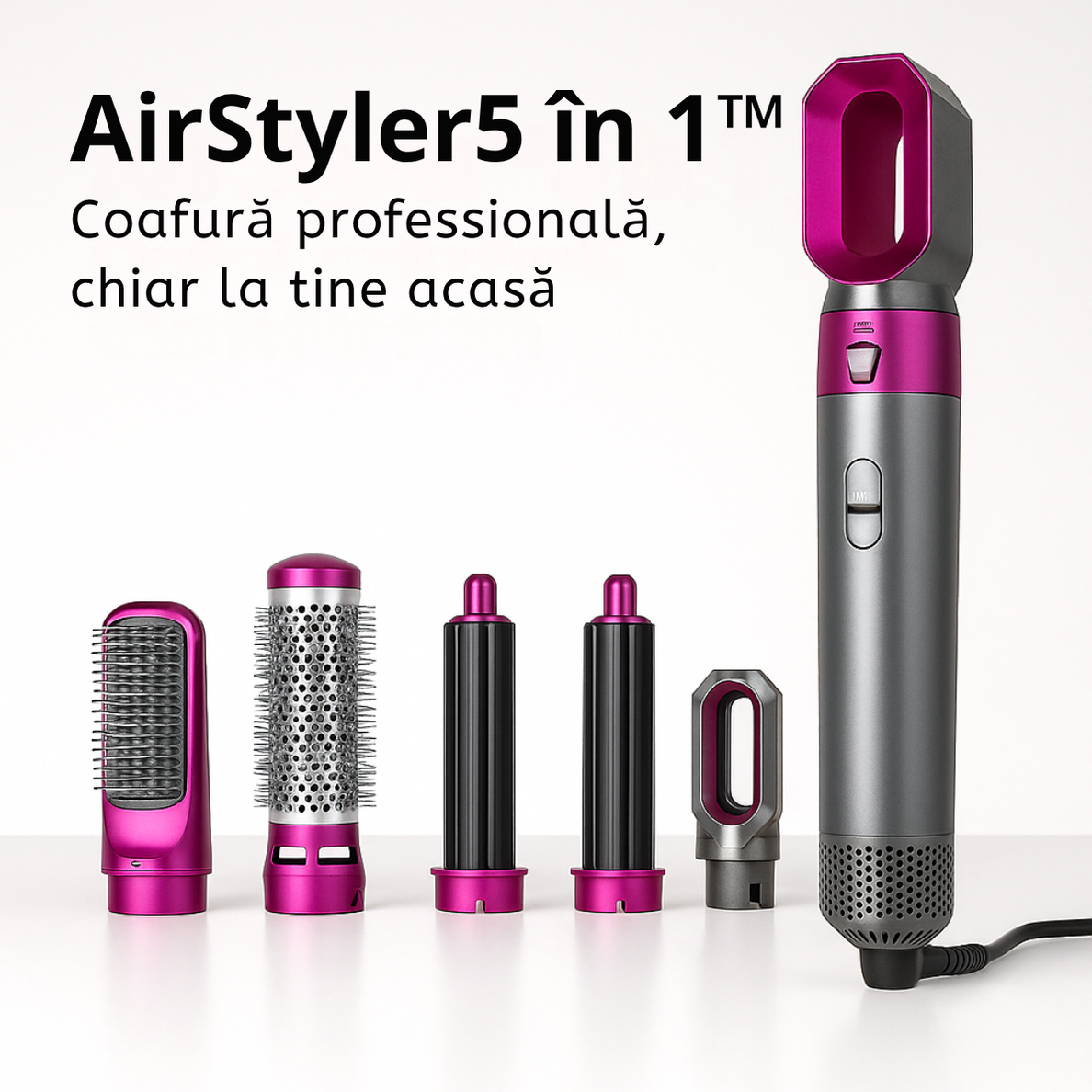 AirStyler 5 în 1 – Coafare rapidă, volum și strălucire în fiecare zi! - 3