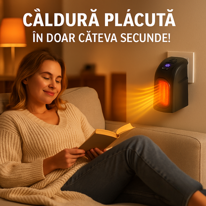 Burny™ – Mini Încălzitor Portabil cu Afișaj Digital și Termostat Reglabil