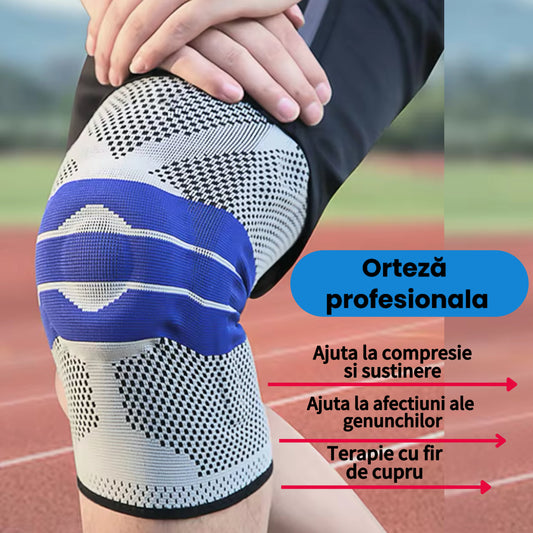 KneeRelief™ – Orteză Profesională pentru Genunchi 1+1 Gratuită