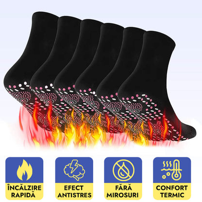 WarmSocks™ – Șosete Încălzite pentru Confort Maxim {2 Perechi}