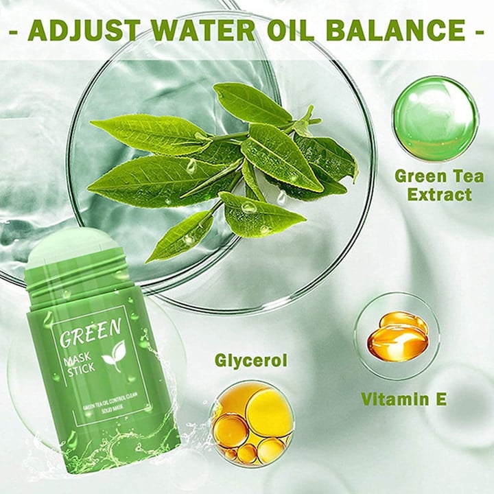 Green Tea Mask Stick – Ten Curat, Luminos și Revigorat